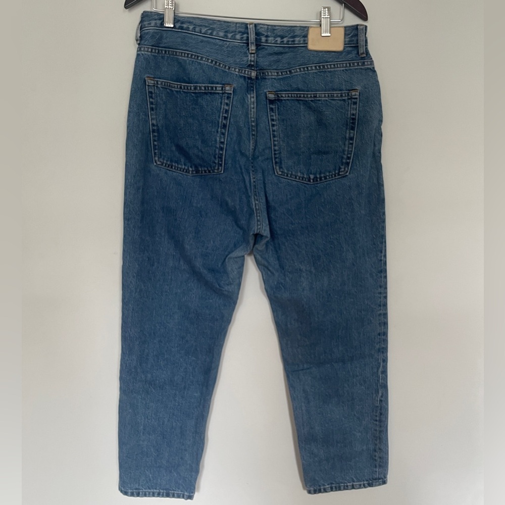Everlane Blue Straight Leg Pants - Picture 4 of 7